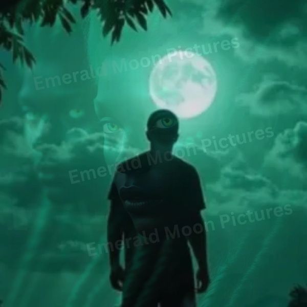 Figures in a mystical world, of another race with a luminescent glow, infused with a magical aura.