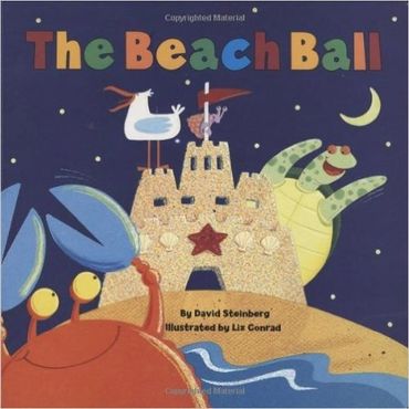 Cover of children's book The Beach Ball by author David Steinberg
