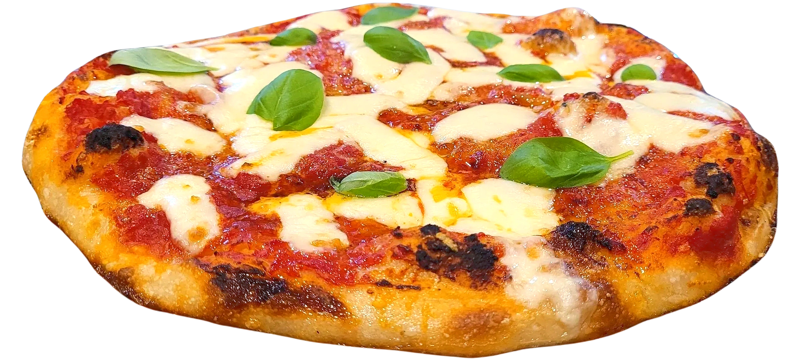 Vesu Pizza Catering Margherita Home Party Melbourne Round Pan Pizza nel ruoto Tomato MozzarellaBasil