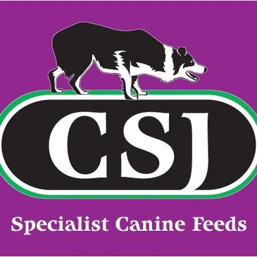 CSJ Canine feed logo (with sheep dog)