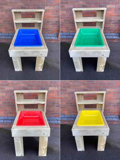 Children's EYFS Resources - wooden outdoor Sand, water Messy Play Table