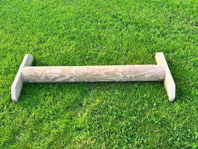 Log Balance beam for children, nurseries, schools, etc.