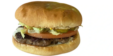 Someburger - a juicy, quarter pound beef patty burger