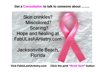 Areola repigmentation service for post-surgery confidence at FabULash Artistry in Atlantic Beach, FL.
