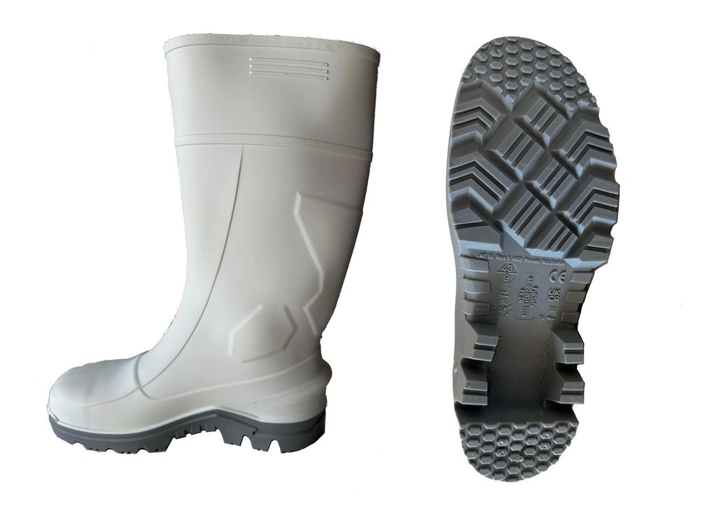 Sicurezza
FullSafe S5
Colore: Bianco/Grigio
Materiale: PVC Nitrilico
Taglie: da 38 a 48