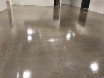 Sealed concrete for commercial manufacture.