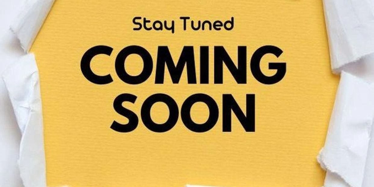 Yellow background with 'Stay Tuned COMING SOON' text.