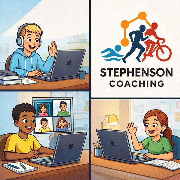 People participating in an online coaching session.