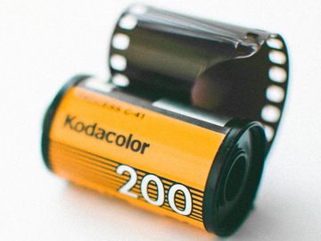 A roll of Kodacolor 200 film