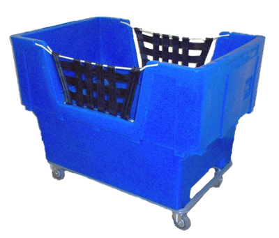 Blue Easy Access Poly Truck with webs