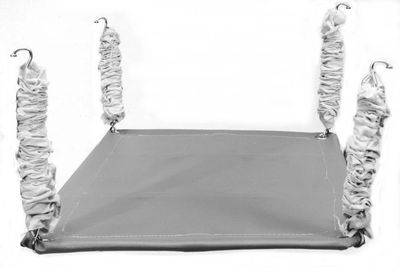 black and white photo of spring lift