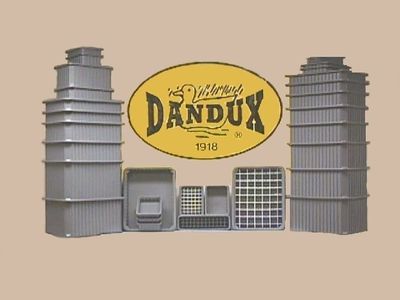 gouping of stacking boxes around Dandux logo