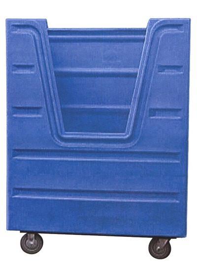 Blue Bulk Truck
