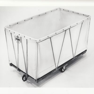 black and white image of frame truck with canvas liner