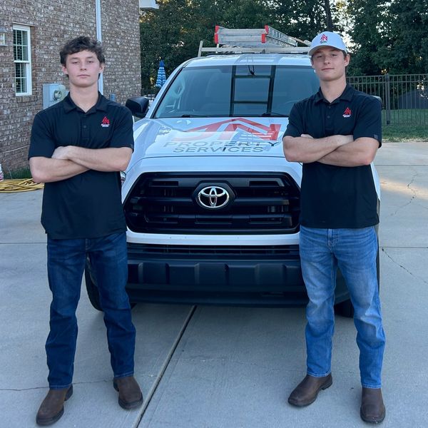 Noah & Jacob with JN Property Services window cleaning mooresville NC