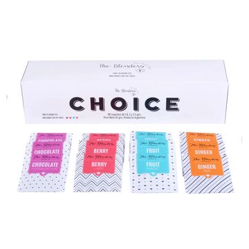 Caja surtido The Blenders, 10 saquitos de cada una de sus 4 variedades. Choice por 40 unidades total.