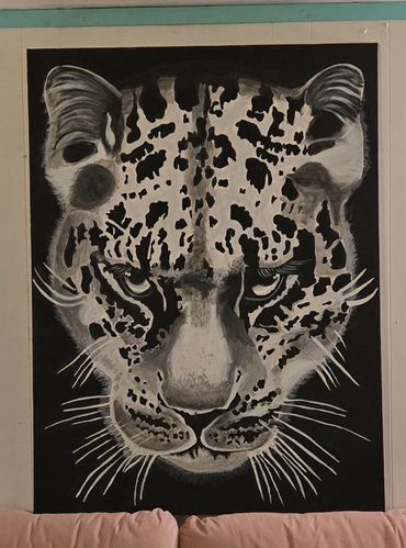 4ftx3ft leopard