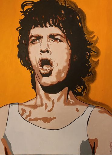 Mick Jagger painting
Mick Jagger portrait
Mick Jagger art