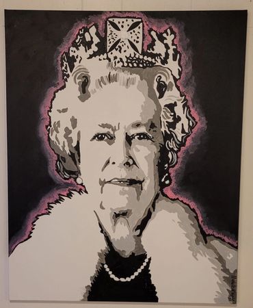 Queen Elizabeth painting
Queen Elizabeth portrait
Queen Elizabeth art