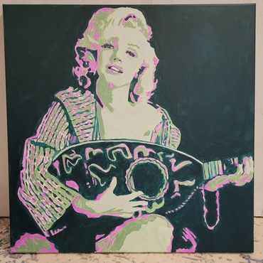 Marilyn Monroe painting
Marilyn Monroe portrait