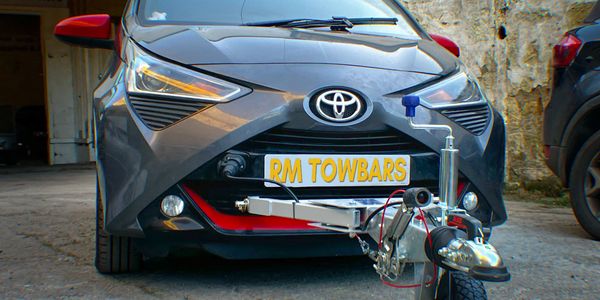 Toyota Aygo with A Frame Fitting Inverness