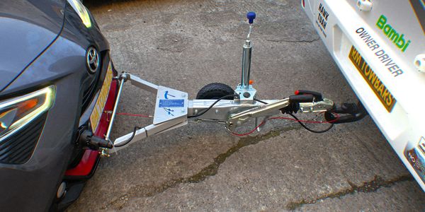 Toyota Aygo with A frame fitted in Inverness with motorhome towbar fitting Inverness