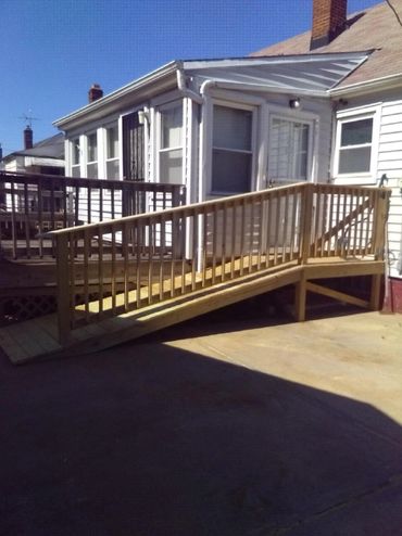 Complete Fence & Construction, LLC. Middlefield, Ohio.
wheel chair ramp
decks