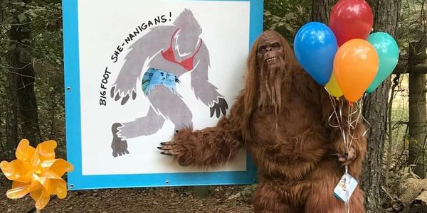 Bigfoot Shenanigans, birthday party, hochatown concierge 