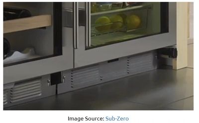 condensor coils in a refrigerator