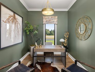 Home office by ID Cincinnati & Robert Lucke Homes, functionality and style at Homearama 2024