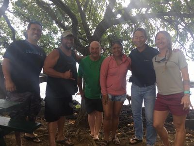 KOOH Board of Directors (2021) - L to R: Daniel, Kalā, John, Nohea, Ken, Megan (missing Jodie).