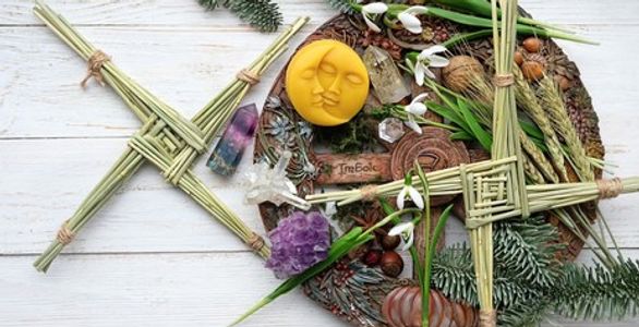 Brigid's Cross Imbolc, animal divination, Groundhog day, awaking senses, Brigid's balefire, Bel-Fire