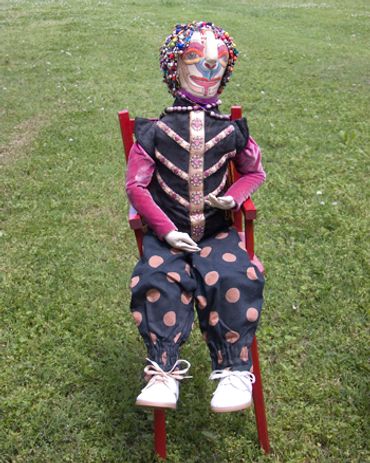 Inez's favorite beaded doll, that we cannot find. If anyone knows where it is, please let us know!