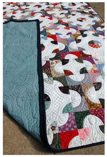 Front and back of Quilt by Inez Running-Rabbit.