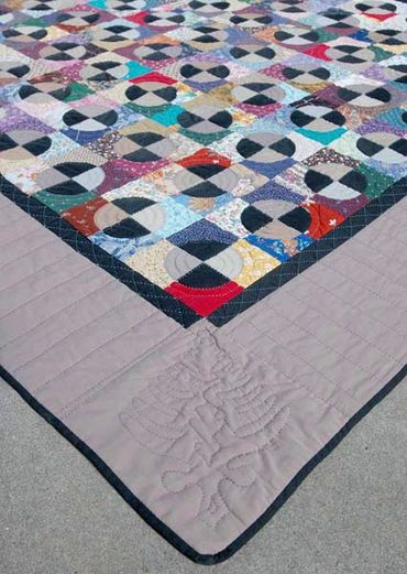 Handmade quilt by Inez Running-Rabbit.