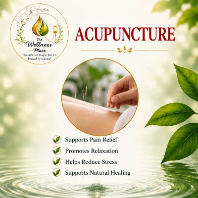 Acupuncture for pain relief, relaxation and overall wellness at The Wellness Place, Siren Wisconsin.