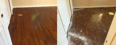 Wood floor repair Flower mound