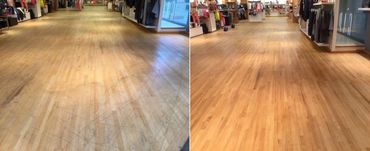 Wood floor refinishing in Richardson TX