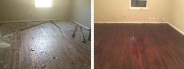 Refinish wood floor scratches with out sanding