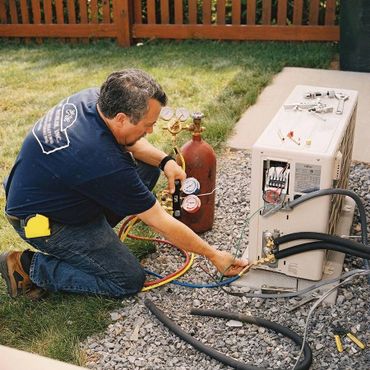 Technician Installing Mini Split in Phoenix