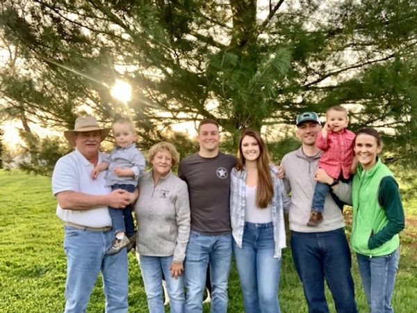 Chelsey along with her husband, Taylor, sons Tyler & Benjamin, brother, sister in law, and parents.