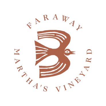 Logo with a stylized bird and text 'Baraway Martha's Vineyard'.