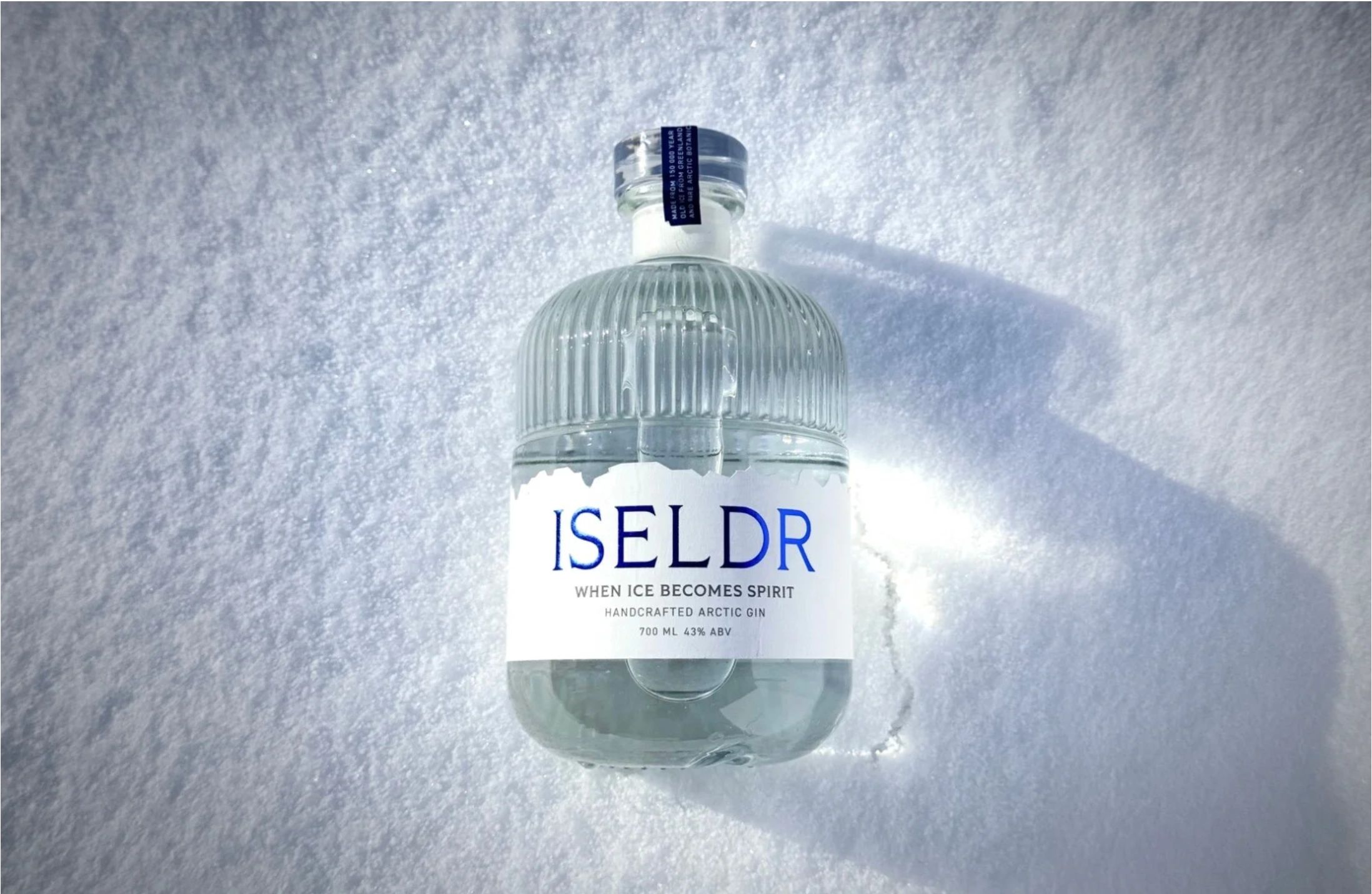 Iseldr bottle in the snow