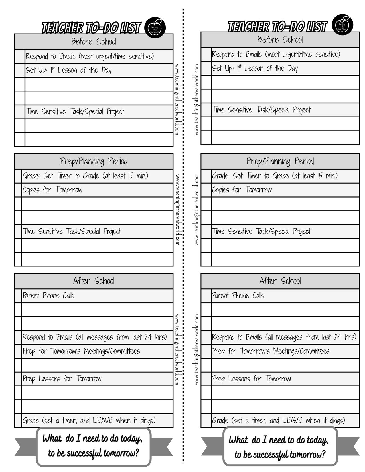 Teacher Time Management Teacher Resource