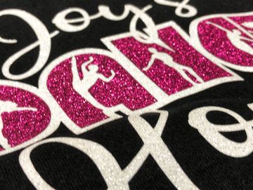 Logo Drop Team Apparel in Glitter and Rhinestones