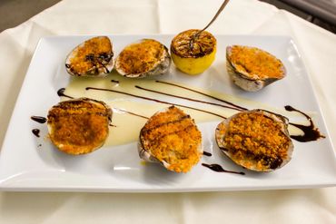 Food placed in plate