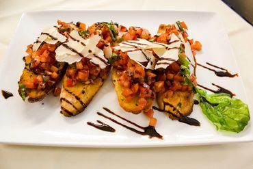 Food placed in plate