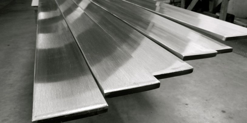 Metal Surface Finishing for Metal Fabricators - Finish, Deburr, & Dress Welds on Flat Bar