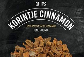 Korintje cinnamon chips for elderberry tea blends