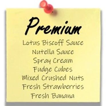 Premium Toppings & Sauces
